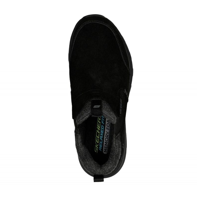 Botín Hombre Oak Canyon Bombarder Negro Skechers-1