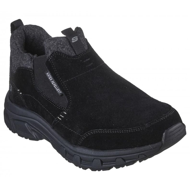 Botín Hombre Oak Canyon Bombarder Negro Skechers-4