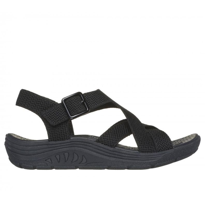 Sandalia Mujer Reggae Cup Clean Lines Negro Skechers-0