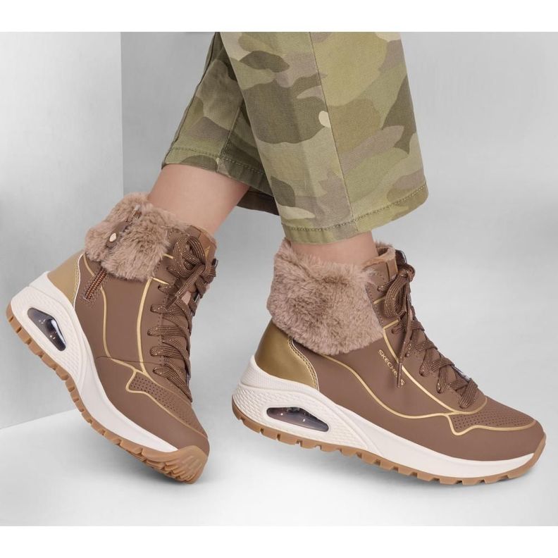 Bototos Mujer Uno Rugged Fall Shimmer Beige Skechers-1