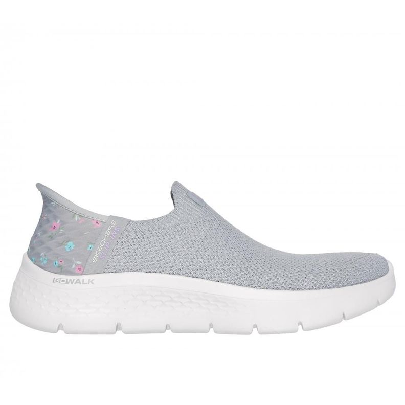 Zapatilla Mujer Go Walk Flex Sunset Rose Gris Skechers-0