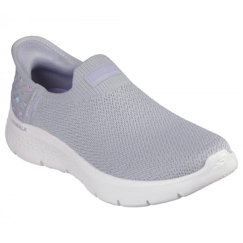 Zapatilla Mujer Go Walk Flex Sunset Rose Gris Skechers-4