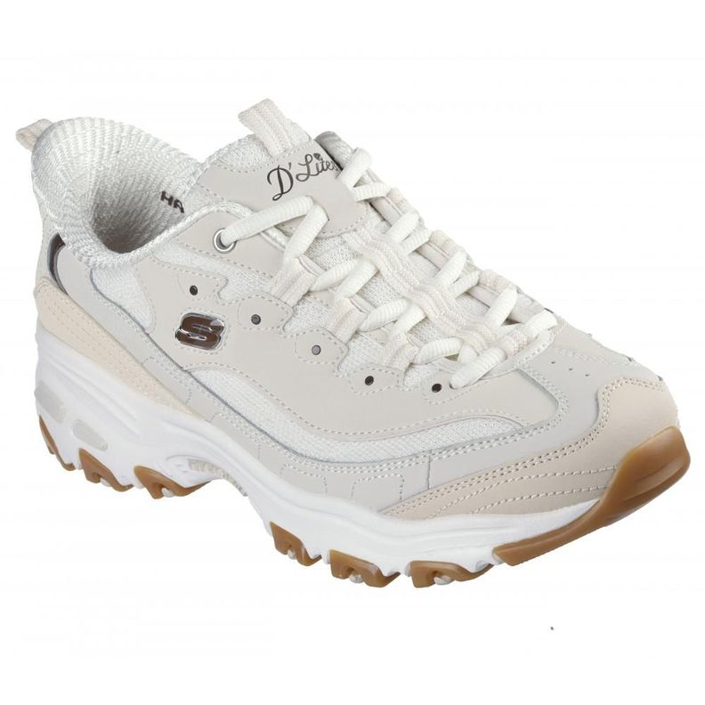 Zapatilla Mujer D'LitesSmooth Nostalgia Café Skechers-4