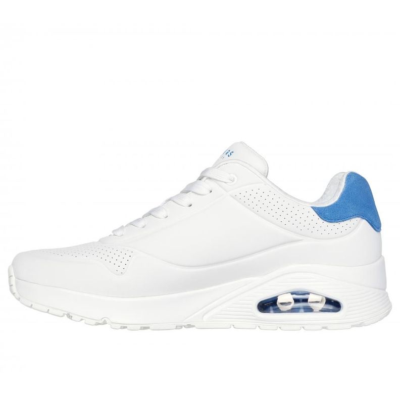 Zapatilla Hombre Uno Suited On Air Blanca Skechers-3