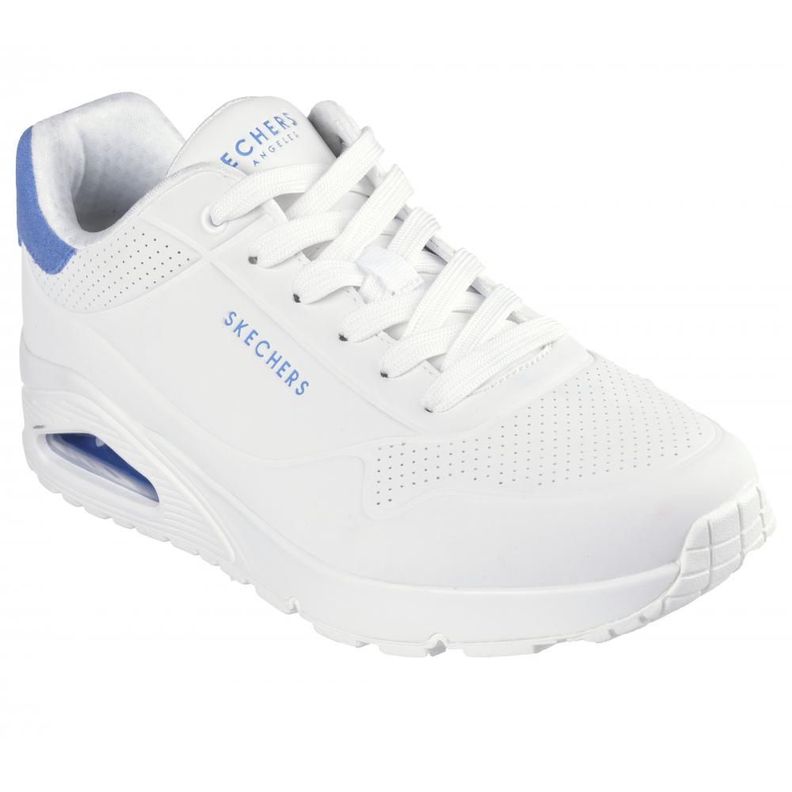 Zapatilla Hombre Uno Suited On Air Blanca Skechers-4