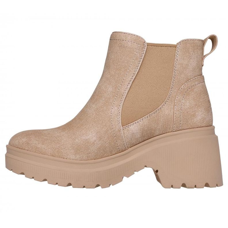 Botín Mujer Bobs Tango Beige Skechers-3