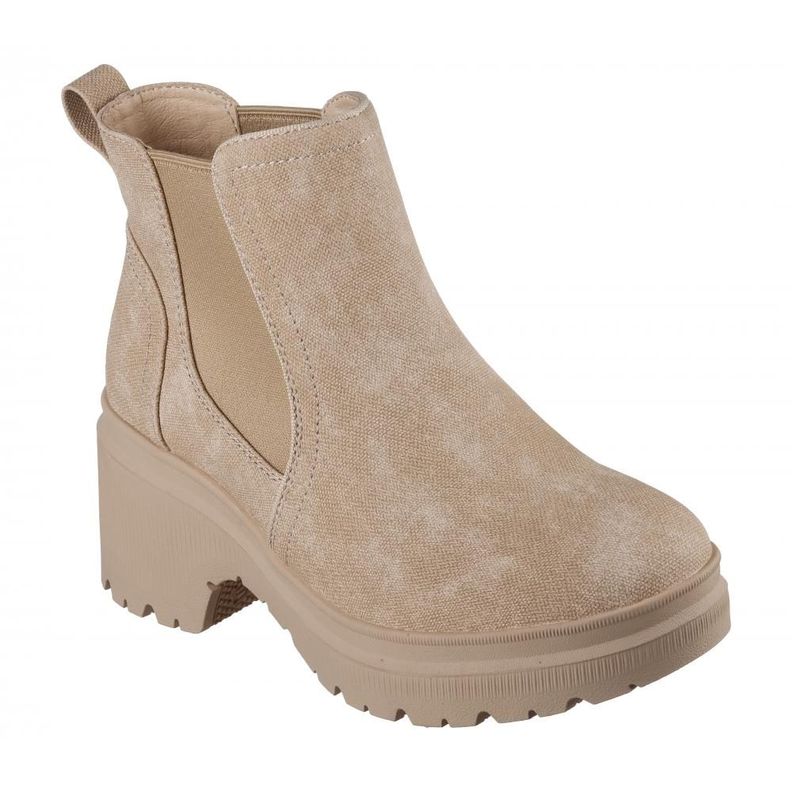 Botín Mujer Bobs Tango Beige Skechers-5