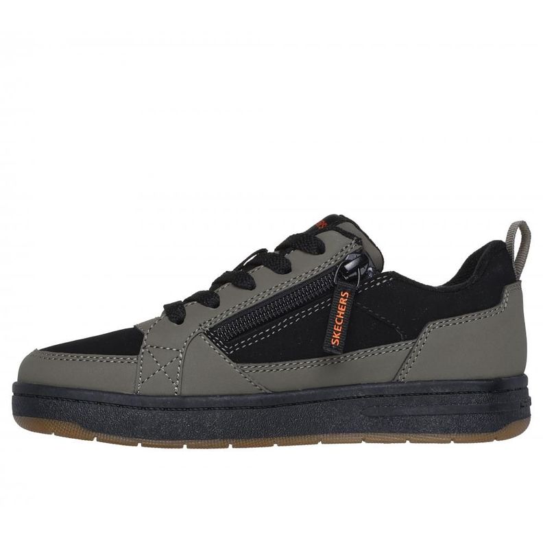 Zapatilla Niño Smooth Street Steady-Zip Oliva Skechers-3