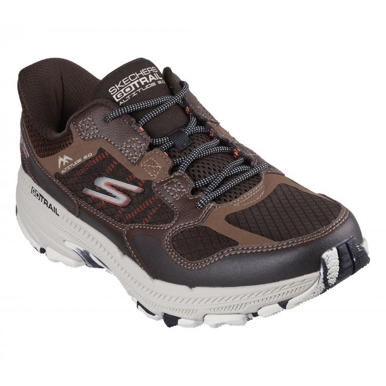 Zapatilla Hombre Go Run Trail Altitude 2.0 R Café Skechers-4