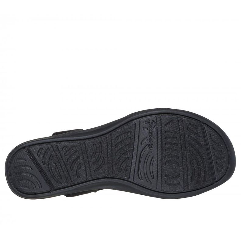 Sandalia Mujer Arya On The Rise Negro Skechers-2
