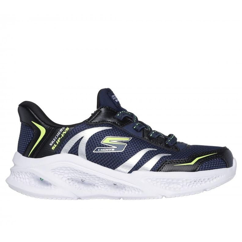 Zapatilla Nino Skechers Slip-ins: Skechers Meteor-Lights Azul