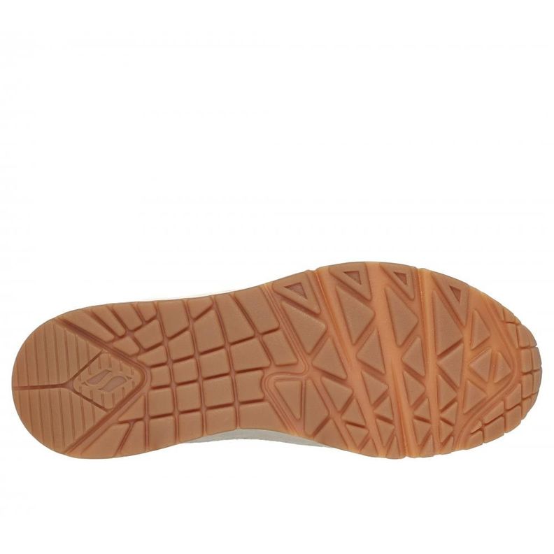 Zapatilla Mujer Uno Two Much Fun Beige Skechers-2