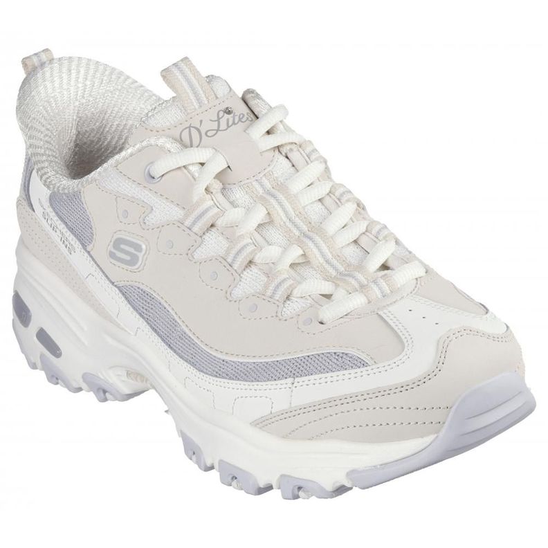 Zapatilla Mujer D'LitesSmooth Nostalgia Beige Skechers-4
