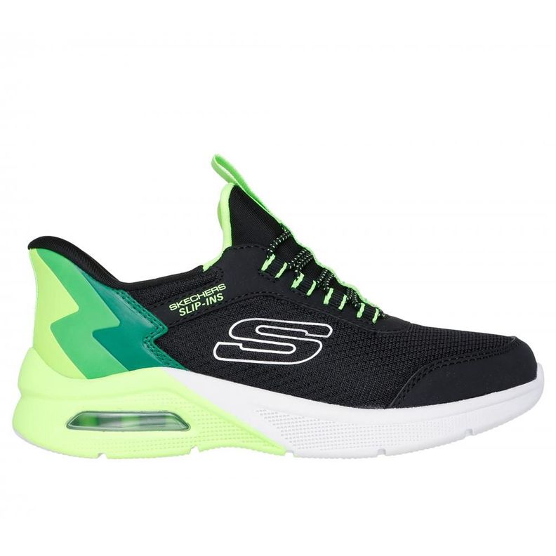 Zapatilla Niño Microspec Max BriskStripe Negro Skechers-0