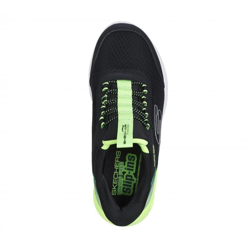 Zapatilla Niño Microspec Max BriskStripe Negro Skechers-1