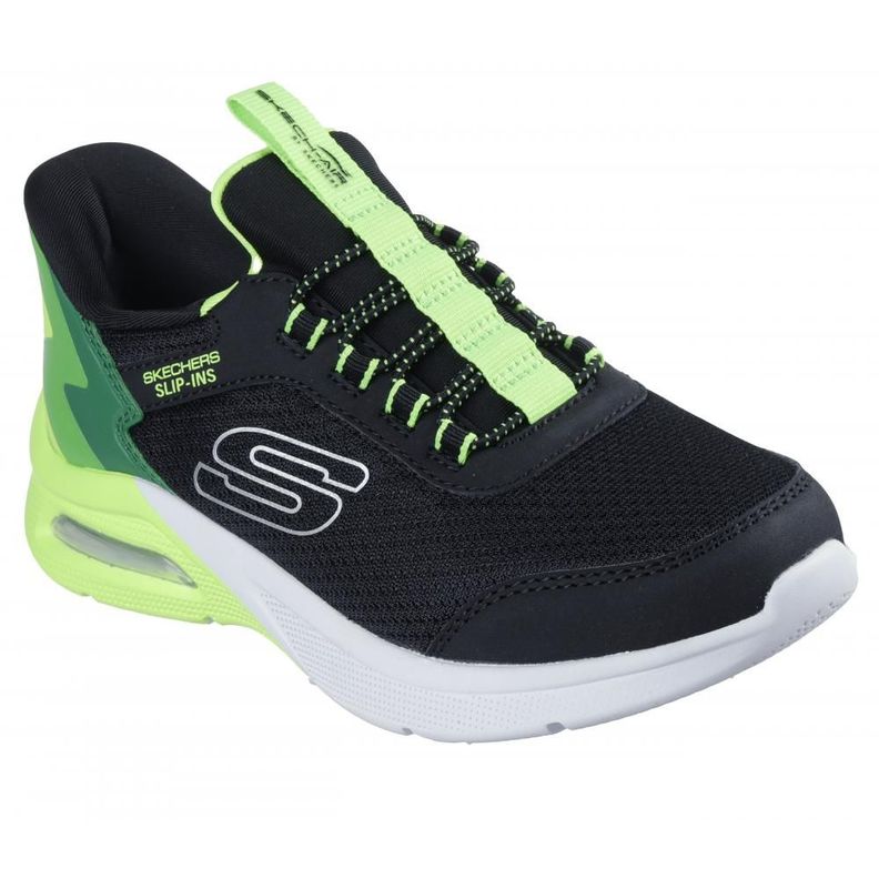 Zapatilla Niño Microspec Max BriskStripe Negro Skechers-4