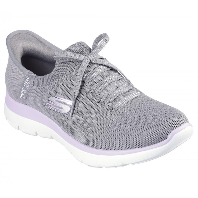 Zapatilla Mujer Skechers Slip-ins: Summits Gris-4