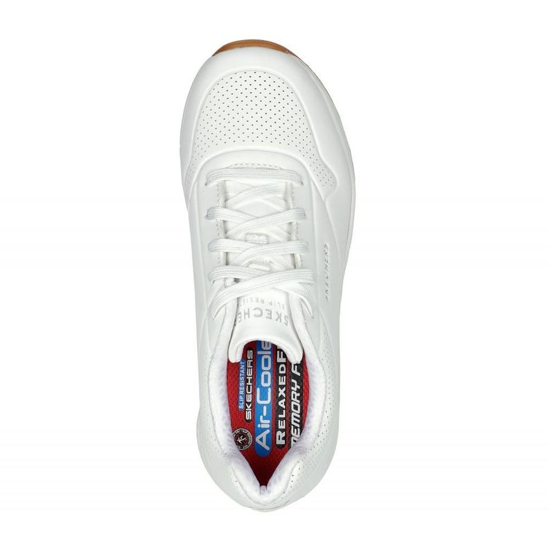 Zapato Mujer Work Uno SR Blanco Skechers-1
