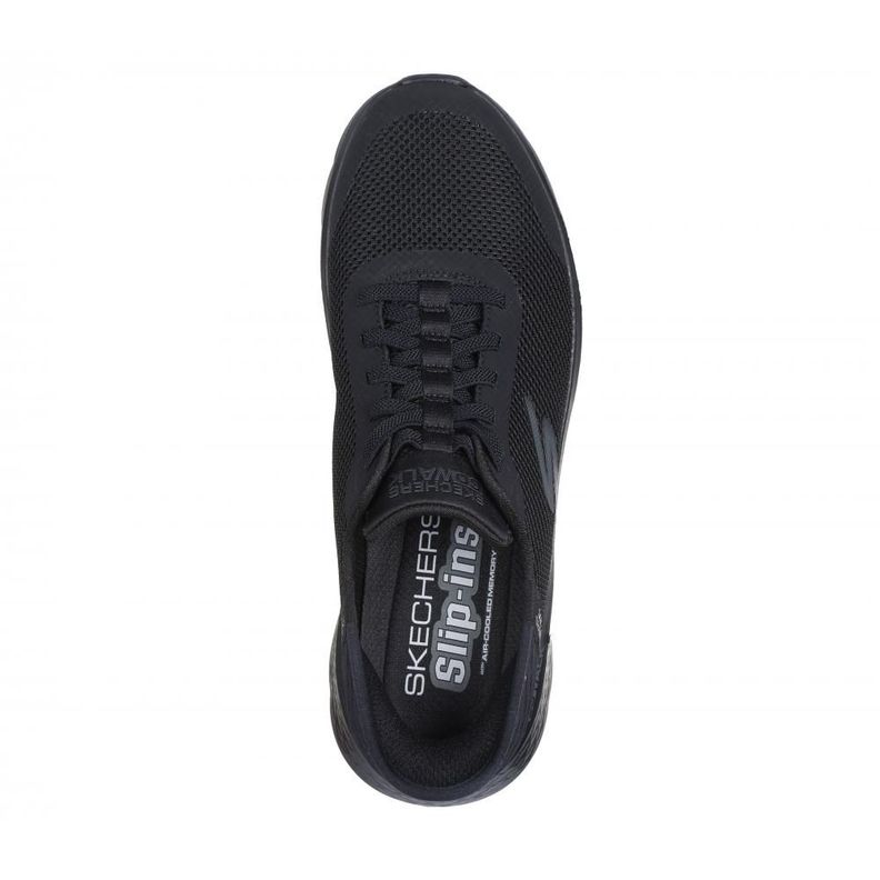 Zapatilla Hombre Go Walk Flex Hands Up Negro Skechers-1