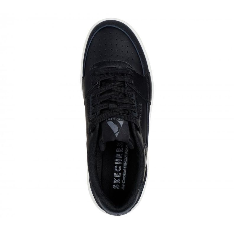 Zapatilla Mujer Uno Court Courted Style Negro Skechers-1