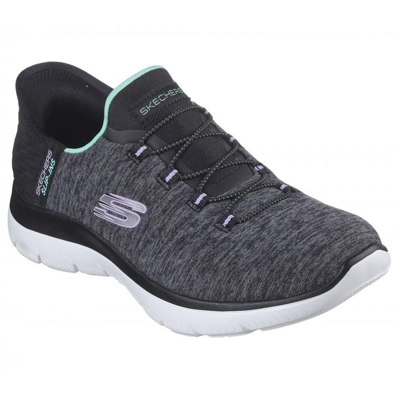 Zapatilla Mujer Skechers Slip-ins: Summits A Negro-4