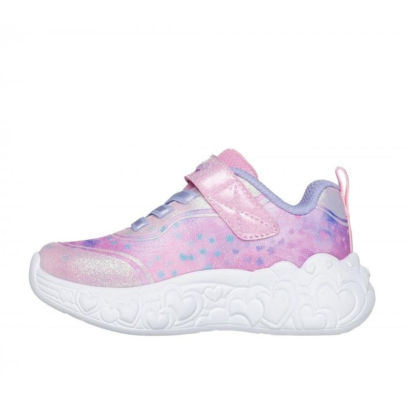 Zapatilla Niña Eternal Heart Lights Rosado NLP Skechers-3
