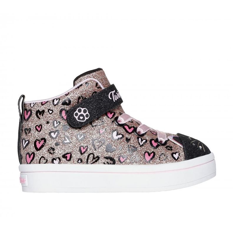 Zapatilla Niña TwiLites 2.0 Kitty Cutie Rose Gold Skechers-0