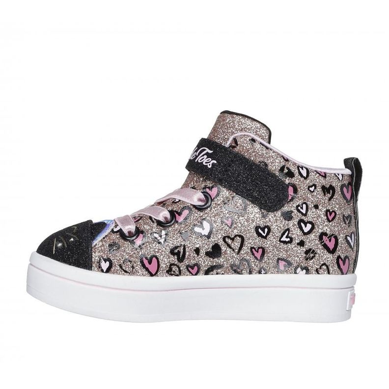 Zapatilla Niña TwiLites 2.0 Kitty Cutie Rose Gold Skechers-3