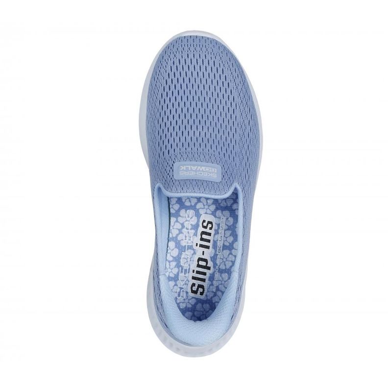 Zapatilla Mujer Go Walk Now Ivy Azul Skechers-1