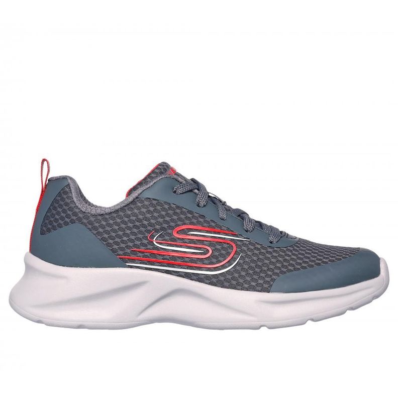 Zapatilla Niño Dynamatic Gris Skechers-0