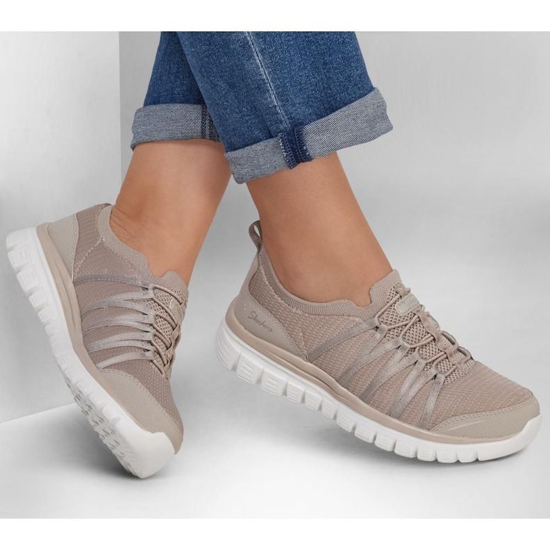 Zapatilla Mujer Graceful Soft Soul Beige Skechers-1