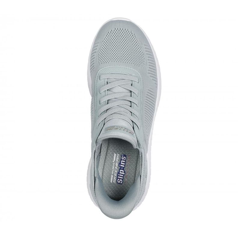 Zapatilla Mujer Bobs Squad Chaos Current Mu Celeste Skechers-1