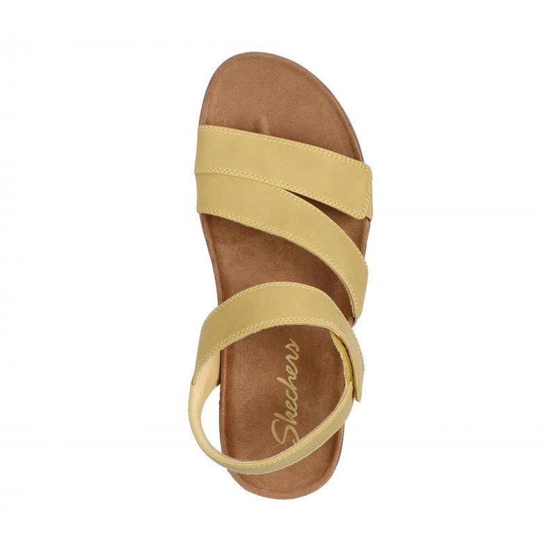 Sandalia Mujer Lifted Comfort Amarillo Skechers-1