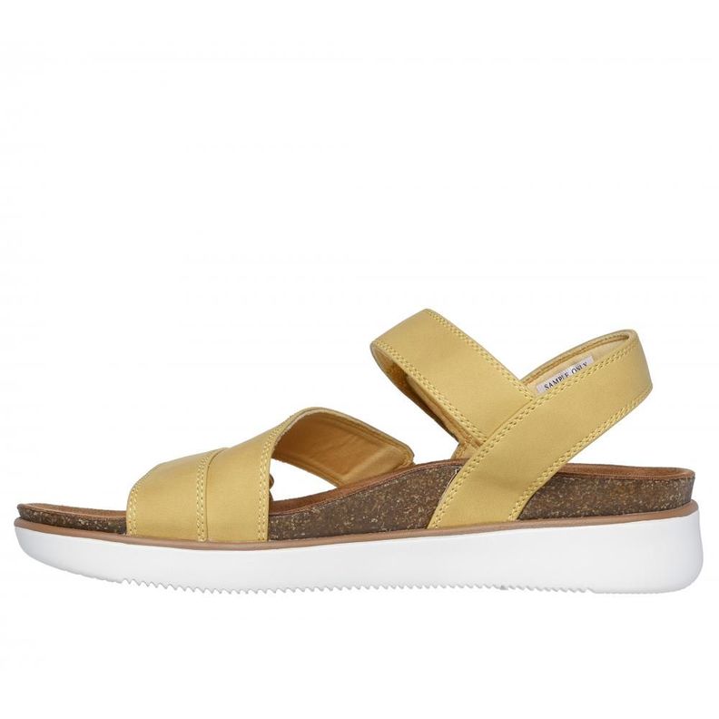 Sandalia Mujer Lifted Comfort Amarillo Skechers-3