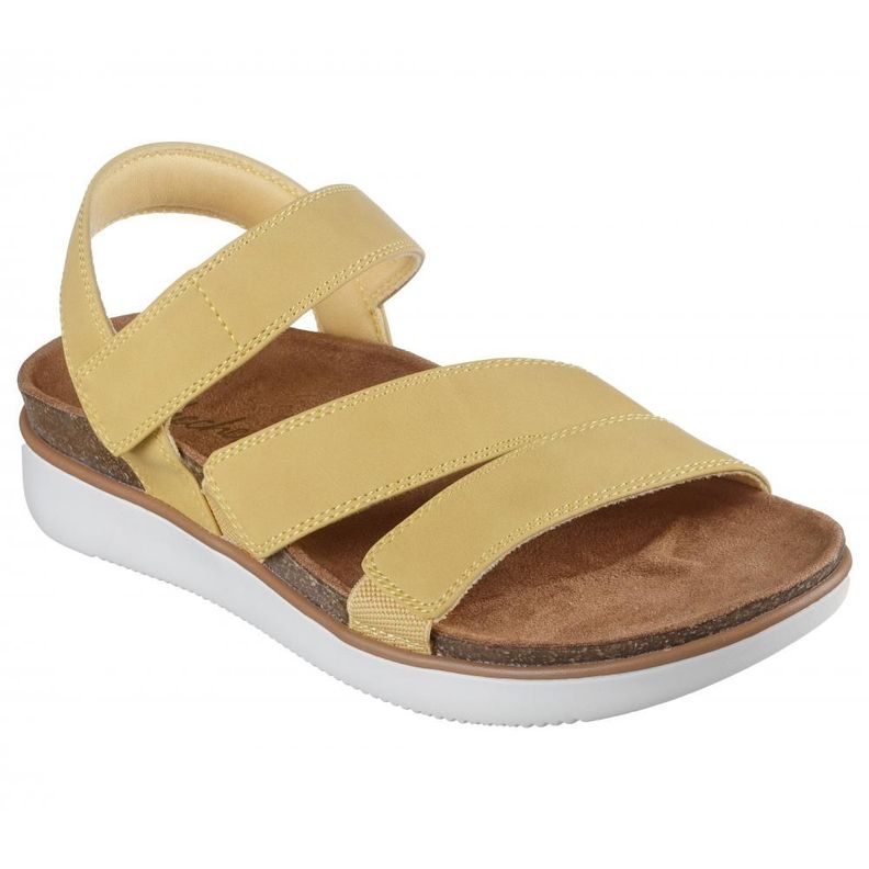 Sandalia Mujer Lifted Comfort Amarillo Skechers-4