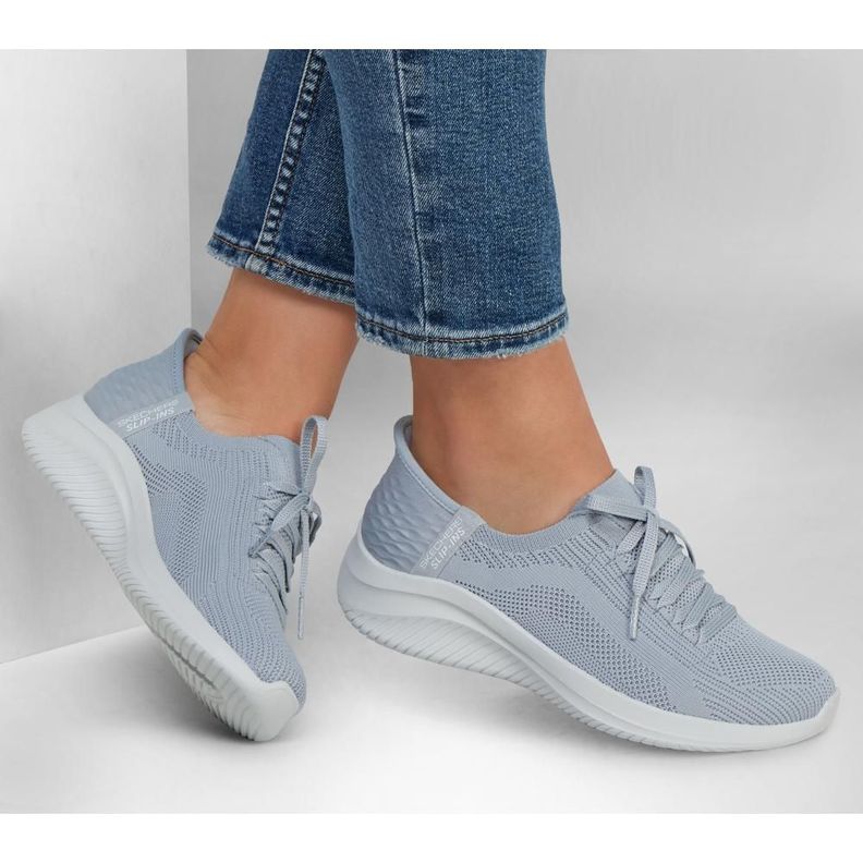 Zapatilla Mujer Skechers Slip-ins: Ultra Flex 3.0 BP Gris-1