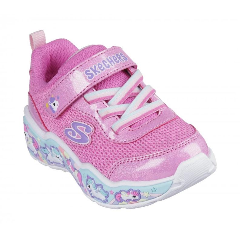 Zapatilla Niña Play Scene Fun Squad Rosado Skechers-4