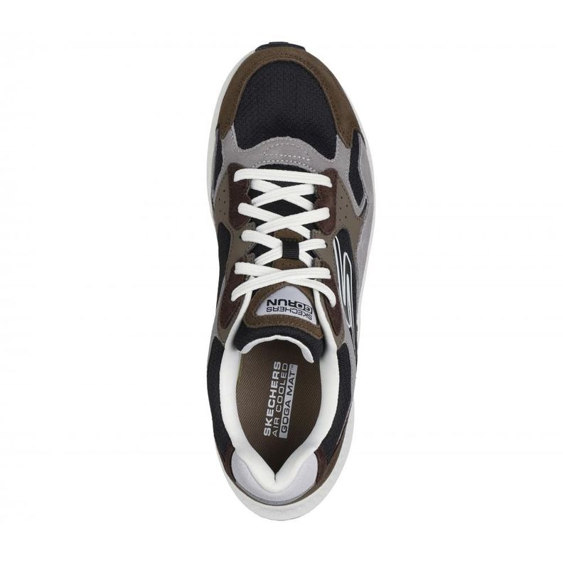 Zapatilla Hombre Go Run Consistent 2.0 Retro Café Skechers-1