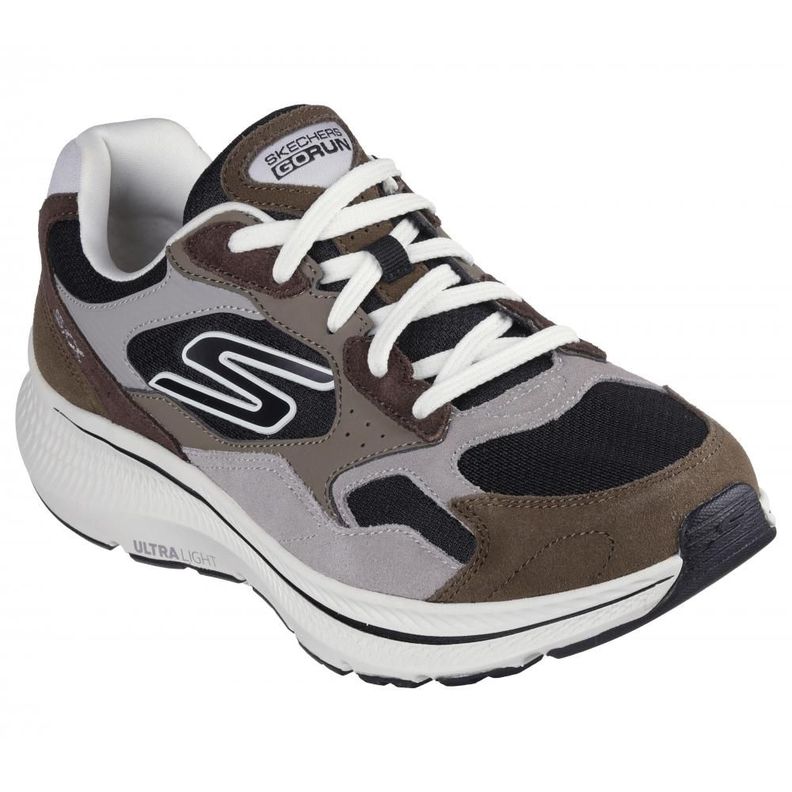 Zapatilla Hombre Go Run Consistent 2.0 Retro Café Skechers-4
