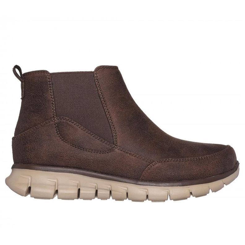 Botines Mujer Synergy Easy Traveler Café Skechers-0