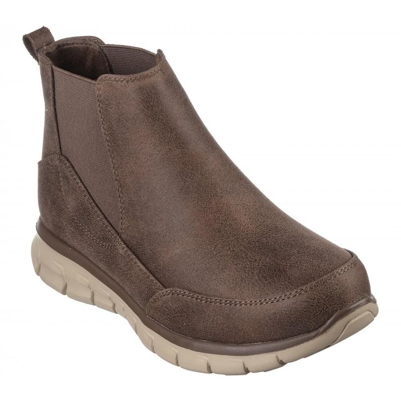 Botines Mujer Synergy Easy Traveler Café Skechers-4