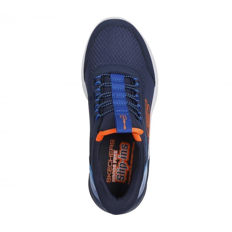 Zapatilla Niño Microspec Max BriskStripe Azul Skechers-1