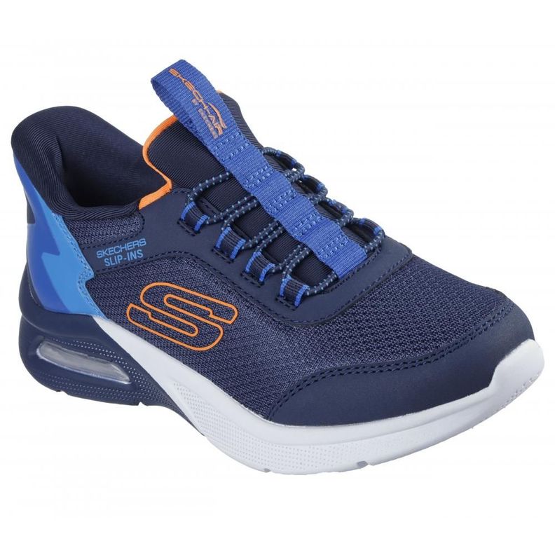 Zapatilla Niño Microspec Max BriskStripe Azul Skechers-4
