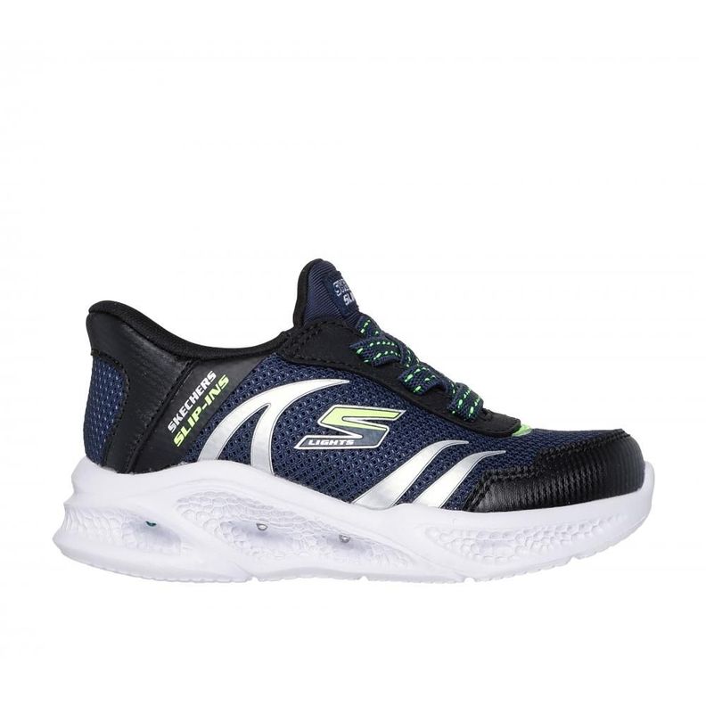 Zapatilla Niño MeteorLightsBrisk Azul Skechers-0