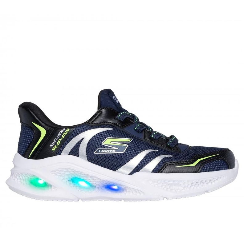 Zapatilla Niño MeteorLightsBrisk Azul Skechers-5