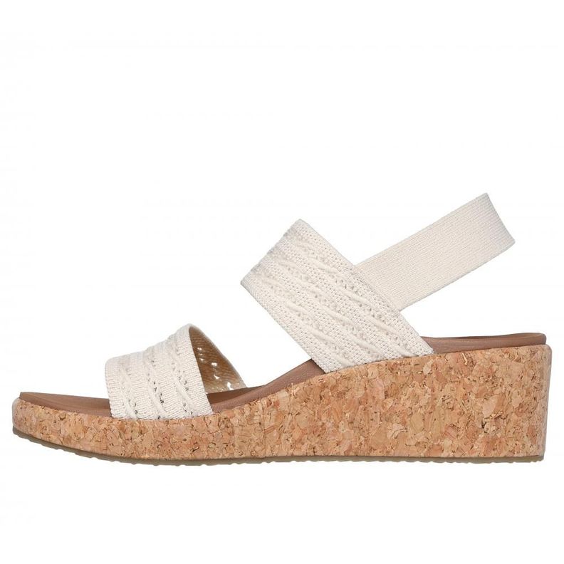 Sandalia Mujer Arch Fit Beverlee Mesh On You Beige Skechers-3