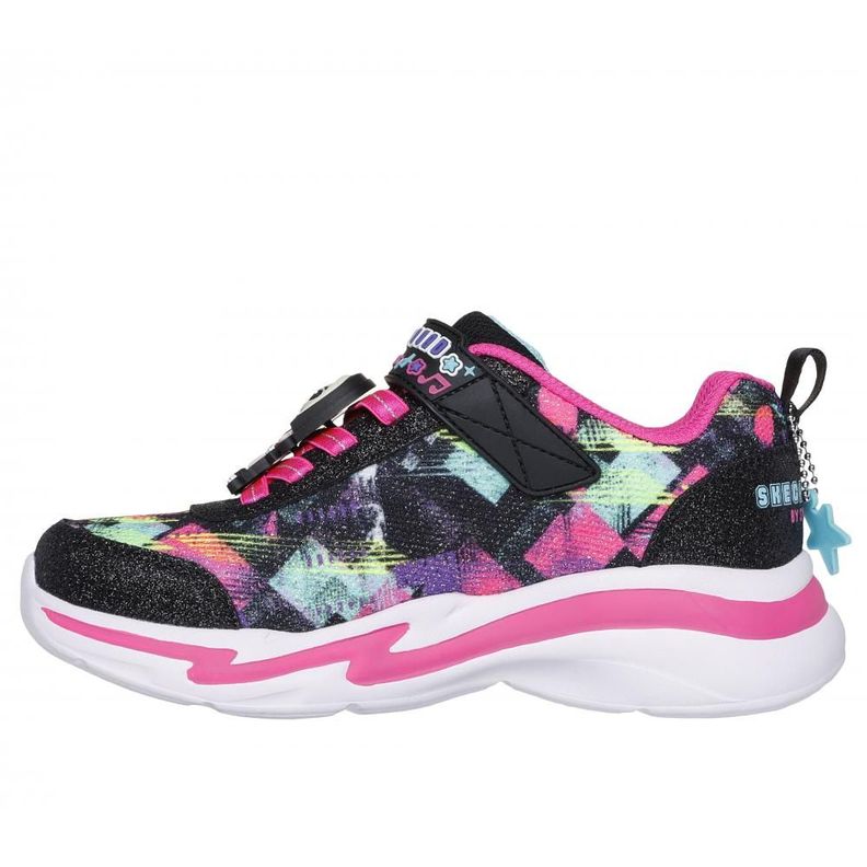 Zapatilla Niña Snuggle Sneaks Skech Squad Negro Skechers-3