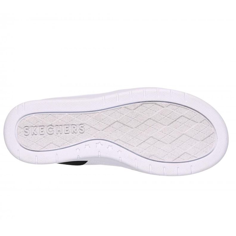 Zapatilla Niña Court High Shine Kicks Blanco BK Skechers-2