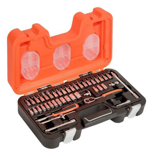 Juego De 46 Herramientas Dados Y Puntas 1/4 S460 Bahco-0