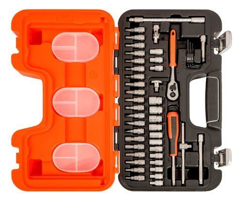 Juego De 46 Herramientas Dados Y Puntas 1/4 S460 Bahco-1